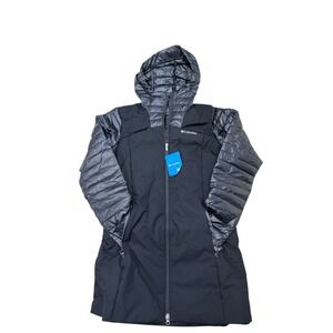 Columbia Women's Fenn Ridge Mid Insulated Hooded Jacket Nocturnal Size L